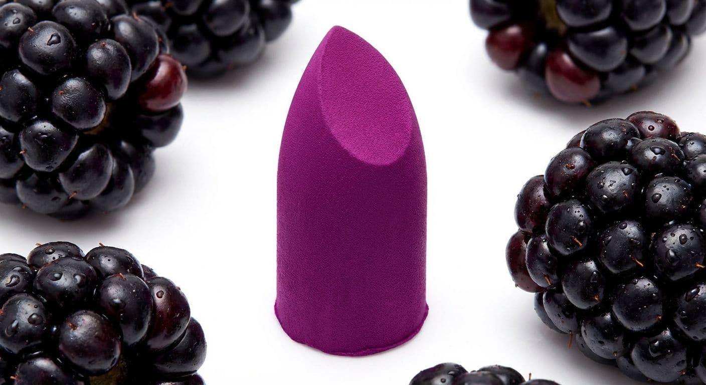 Wild Berry vivid berry-purple matte lipstick shade